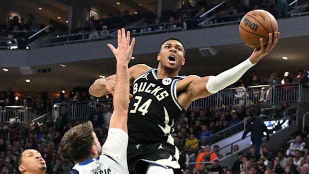 Giannis Antetokounmpo, Milwaukee Bucks, Luka Doncic, Dallas Mavericks